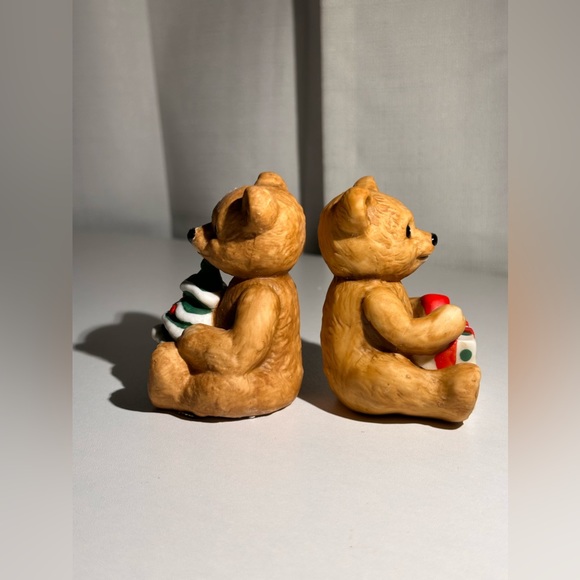 Vintage Homeco Christmas Teddy Bears Set of 2 - Picture 6 of 10